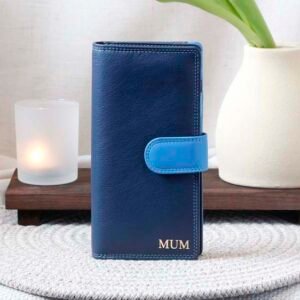 Long Leather Bifold Purse – Victoria London