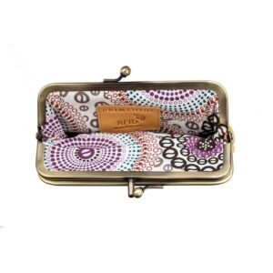 Black Clip Top Leather Purse | Final Sale – Limited Stock