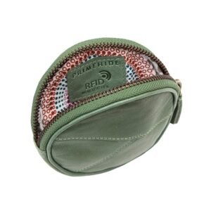 Sage Round Zipped Coin Pouch | Final Sale –  Limited Stock