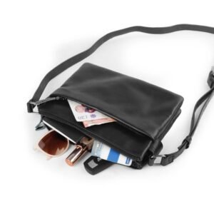 The Ultimate Organiser Leather Crossbody Bag with Built-in Wallet Cleo Hudson