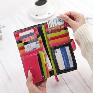 Long Leather Bifold Purse – Victoria London