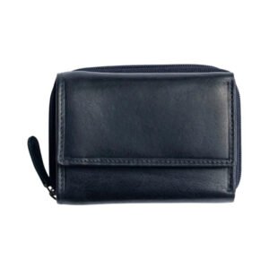 Trifold Leather Purse for Women