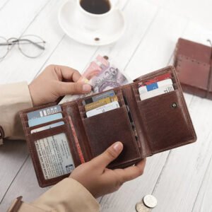 Leather Purse Trifold – Eterna Aura