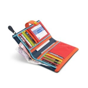 Multicolour Soft Bifold Purse Livia Capri
