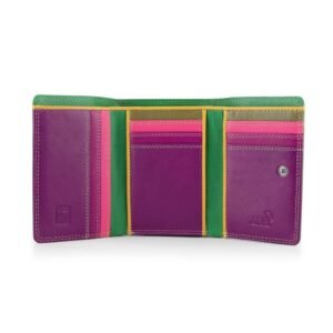 Multicolour Trifold Leather Purse Lucia Capri