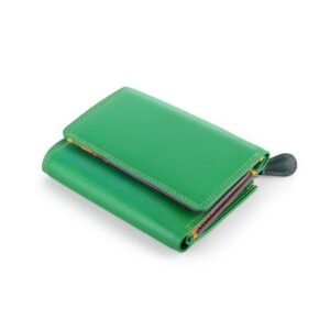 Multicolour Trifold Leather Purse Lucia Capri