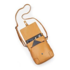 Classic Waxy Leather Messenger Bag for Laptops & Books Edgar Chester