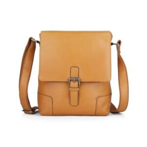 Classic Waxy Leather Messenger Bag for Laptops & Books Edgar Chester