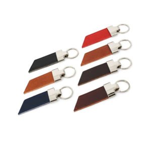 Executive Leather Keyring Handmade in the UK | Personalised Gift