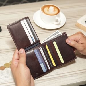 Leather Card Wallet For Men – Enzo Tuscan