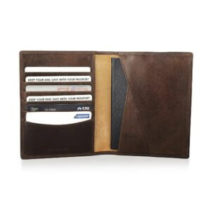 Leather-Lined Passport Wallet Sebastian Mayfair