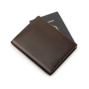 Leather-Lined Passport Wallet Sebastian Mayfair
