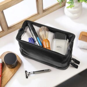 Leather Toiletry Wash Bag