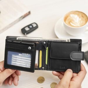 Maximus RFID Bifold Leather Wallet