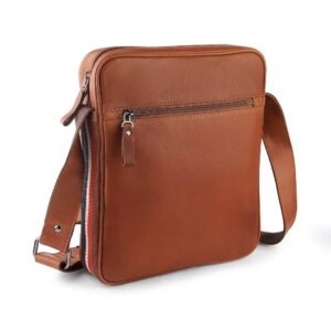 Men’s Leather Crossbody Tablet Bag – Texan