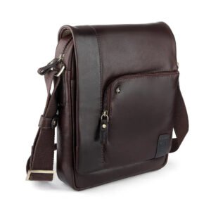 Leather Crossbody Messenger Bag – Vito Tuscan