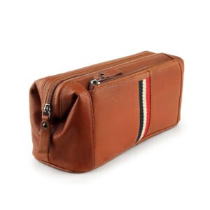 Mens Leather Wash Bag – Texan