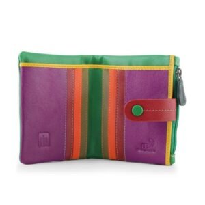 Multicolour Small Soft Leather Purse Camerelle Capri