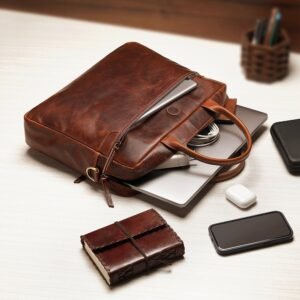 Orion Leather Briefcase