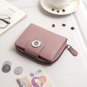 Medium Leather Trifold Purse