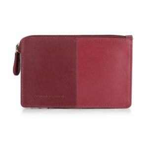 Clara Leather Zipped Card Holder Wallet
