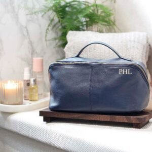 Soft Leather Large Makeup Washbag – Seville