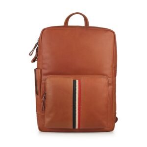 Leather Laptop Backpack with Stripe – TEXAN