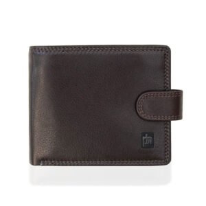 Washington Bifold Tab Fastener Leather Wallet