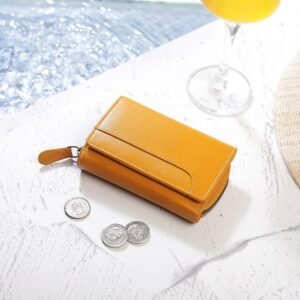 Soft Leather Trifold Purse For Women – Velura