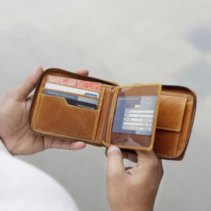 Zip Around Leather Wallet – Carlos Alperto